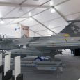 Modelo a escala real del Gripen de Saab en F-AIR 2017.
