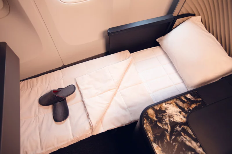 Nueva cabina Premium Business de LATAM Airlines en un Boeing 777-300.
