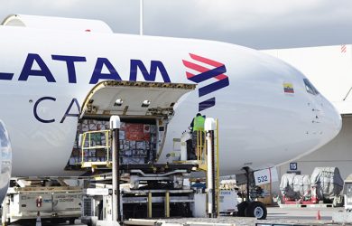 Boeing 767-300 de LATAM Cargo en Miami.