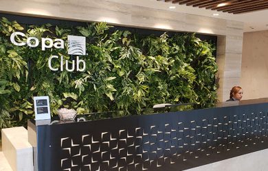 Copa Club de Copa Airlines en el Aeropuerto Eldorado de Bogotá.