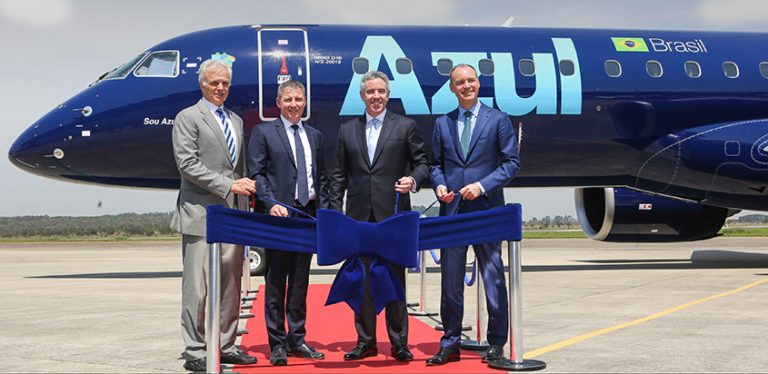 Primer Embraer 195-E2 de Azul.
