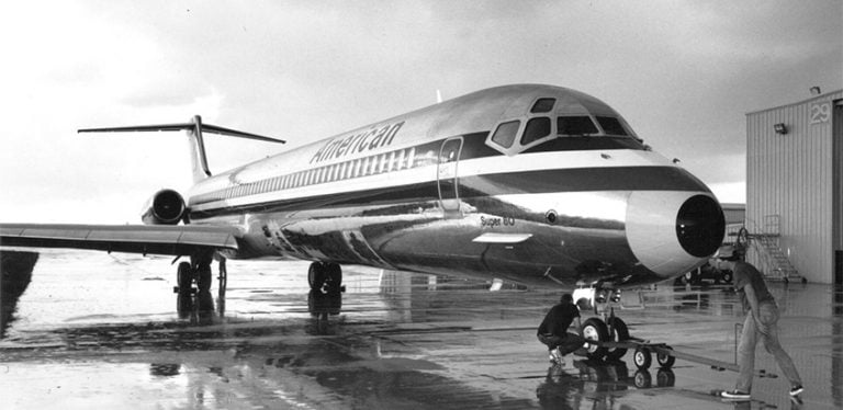 McDonnell Douglas MD-80 de American Airlines.