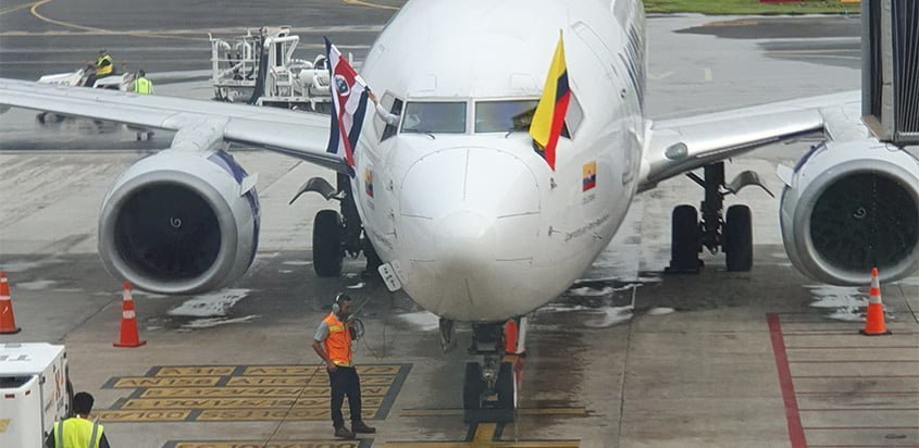 Inauguración del vuelo de Wingo entre Bogotá y San José de Costa Rica.