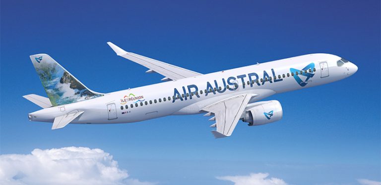 Airbus A220 de Air Austral.