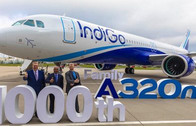 Airbus A320neo 1000 de IndiGo.