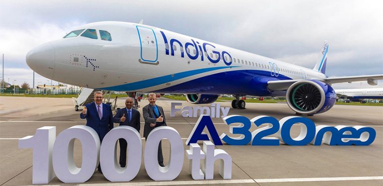 Airbus A320neo 1000 de IndiGo.