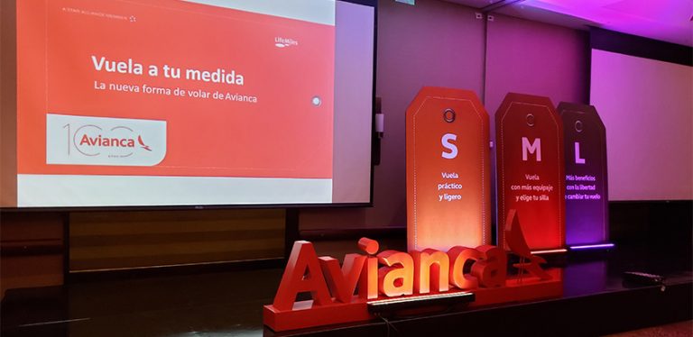 Presentación de las nuevas tarifas de Avianca en Colombia.