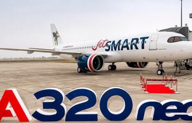 Primer Airbus A320neo de JetSmart.