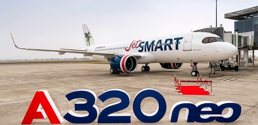 Primer Airbus A320neo de JetSmart.