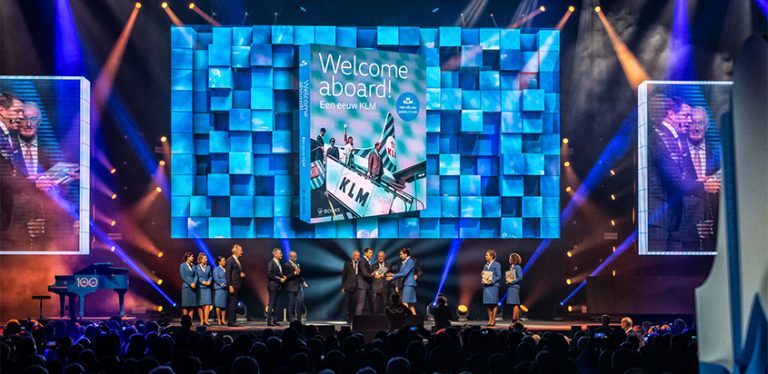 Celebración del centenario de KLM.