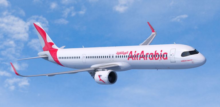 Airbus A321XLR de Air Arabia.