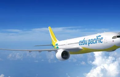 Render de un Airbus A330neo de Cebu Pacific.
