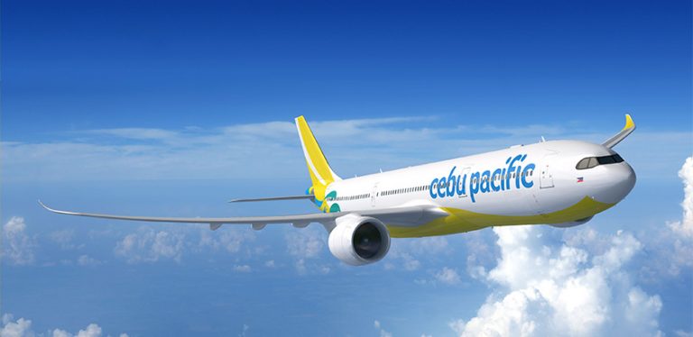 Render de un Airbus A330neo de Cebu Pacific.