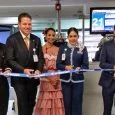 Corte de cinta al vuelo inaugural de Interjet entre Ciudad de México y Cartagena.