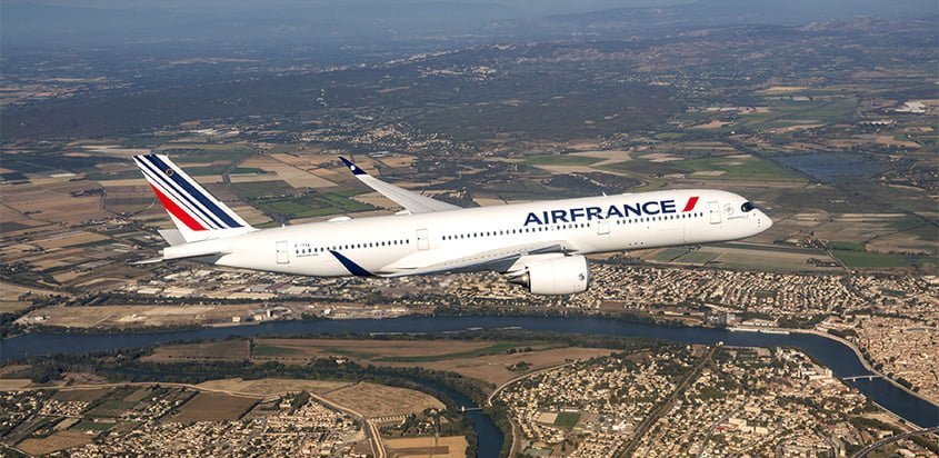 Air France-KLM ordena 10 Airbus A350 adicionales.