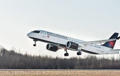 Primer Airbus A220-300 de Air Canada.