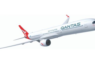 Prototipo de un A350-1000 de Qantas Airways.