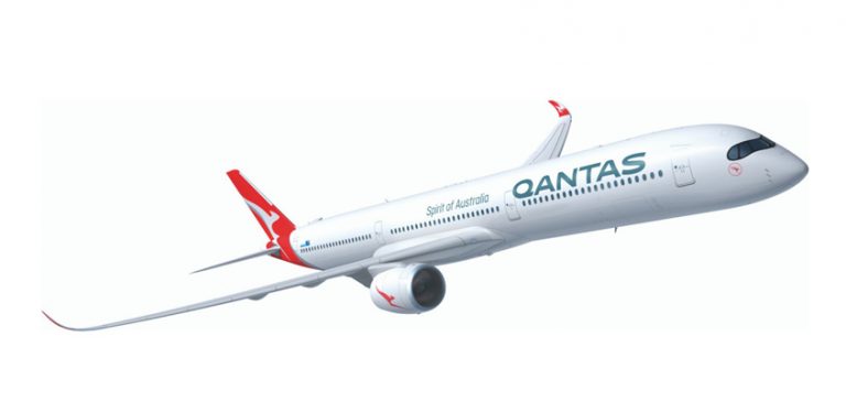 Prototipo de un A350-1000 de Qantas Airways.