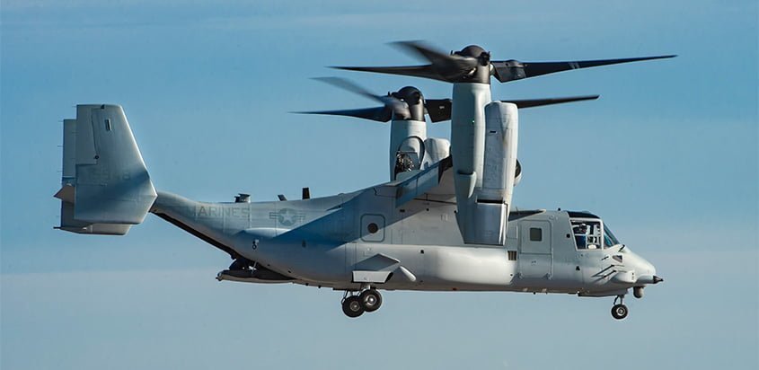 Boeing Bell MV-22 Osprey modificado de los Marines.