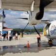 ATR 42-600 de SATENA en el Aeropuerto Hacaritama de Aguachica, Cesar.