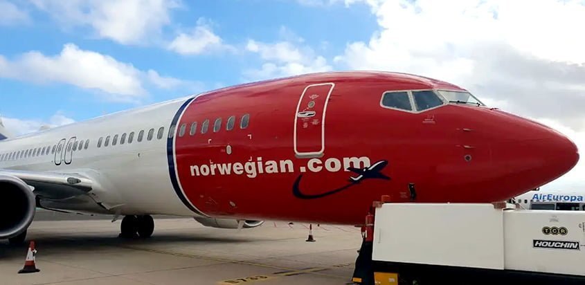 Boeing 737-800 de Norwegian Air Argentina.