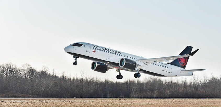 Airbus A220 de Air Canada.