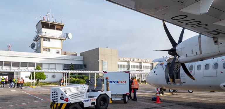 ATR 42-600 de EasyFly en Barrancabermeja.
