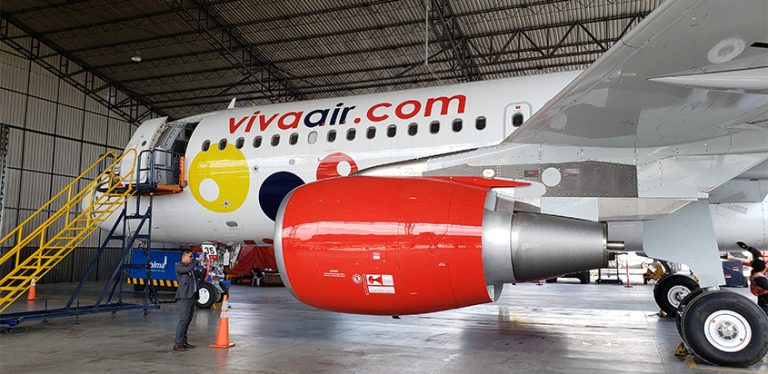 Airbus A320 de Viva Air.
