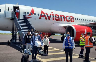 Vuelo especial de repatriación de Avianca.