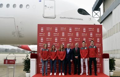 Patrocinio de Iberia al Comité Olímpico Español.