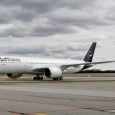 Airbus A350-900 de Lufthansa en rodaje.