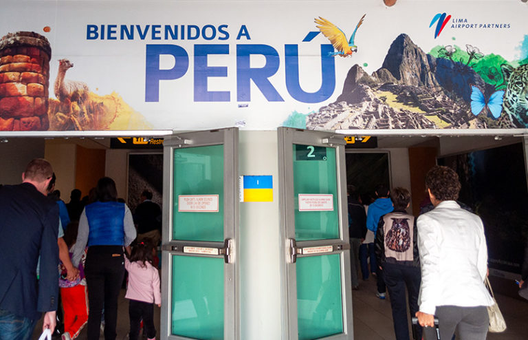 Aeropuerto Jorge Chávez de Lima, Perú.