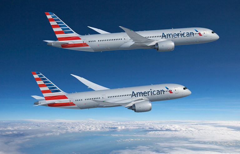 Boeing 787-8 de American Airlines.