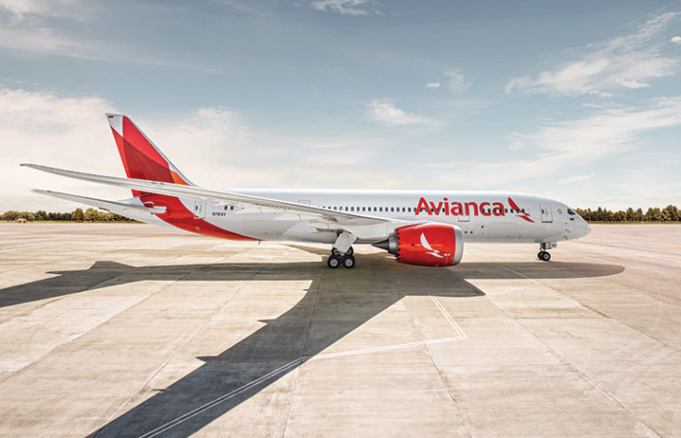 Boeing 787-8 de Avianca matrícula N781AV.