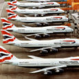Flota de Boeing 747 de British Airways.
