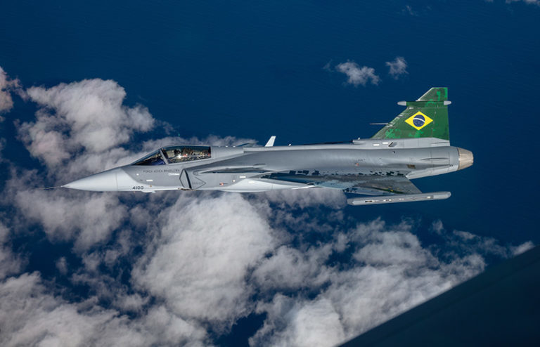 Saab Gripen E de Brasil.