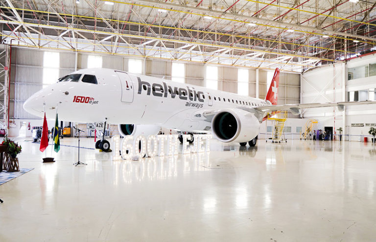 Embraer 190-E2 de Helvetic Airways.