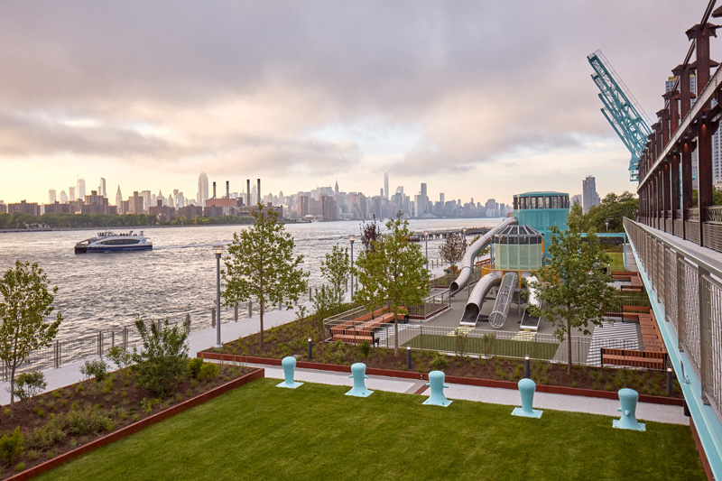 Domino Park en Nueva York.