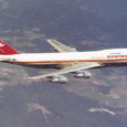 Boeing 747-200 de Qantas en vuelo.