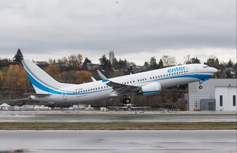Boeing 737 MAX-8 de Enter Air.