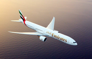 Boeing 777-300 de Emirates.
