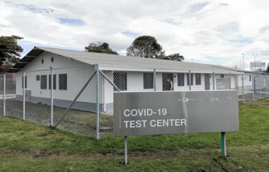 Test Center de COVID-19 del Aeropuerto Eldorado de Bogotá.