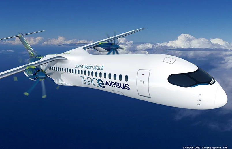 Propuesta de aviones del futuro de Airbus.