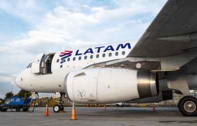 Airbus A319 de LATAM Airlines. Colombia.