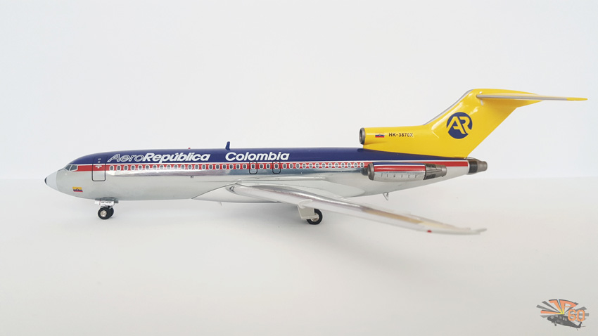 Modelo Boeing 727-100 de AeroRepública a escala 1:200.