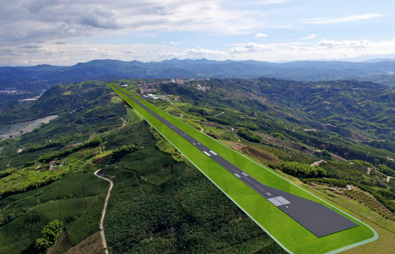 Render del Aeropuerto del Café (Aerocafé).