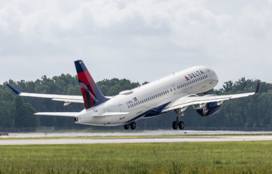 Airbus A220-300 de Delta Air Lines ensamblado en Mobile, Alabama.