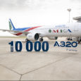Entrega del A320 No. 10.000 a MEA.