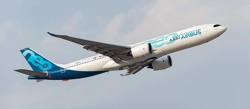 Airbus A330neo en vuelo.