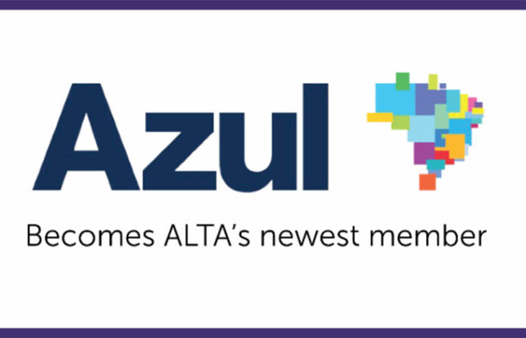 Logo de Azul como nuevo miembro de ALTA.